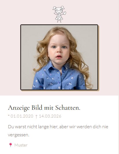 Musteranzeige