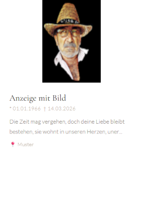 Musteranzeige
